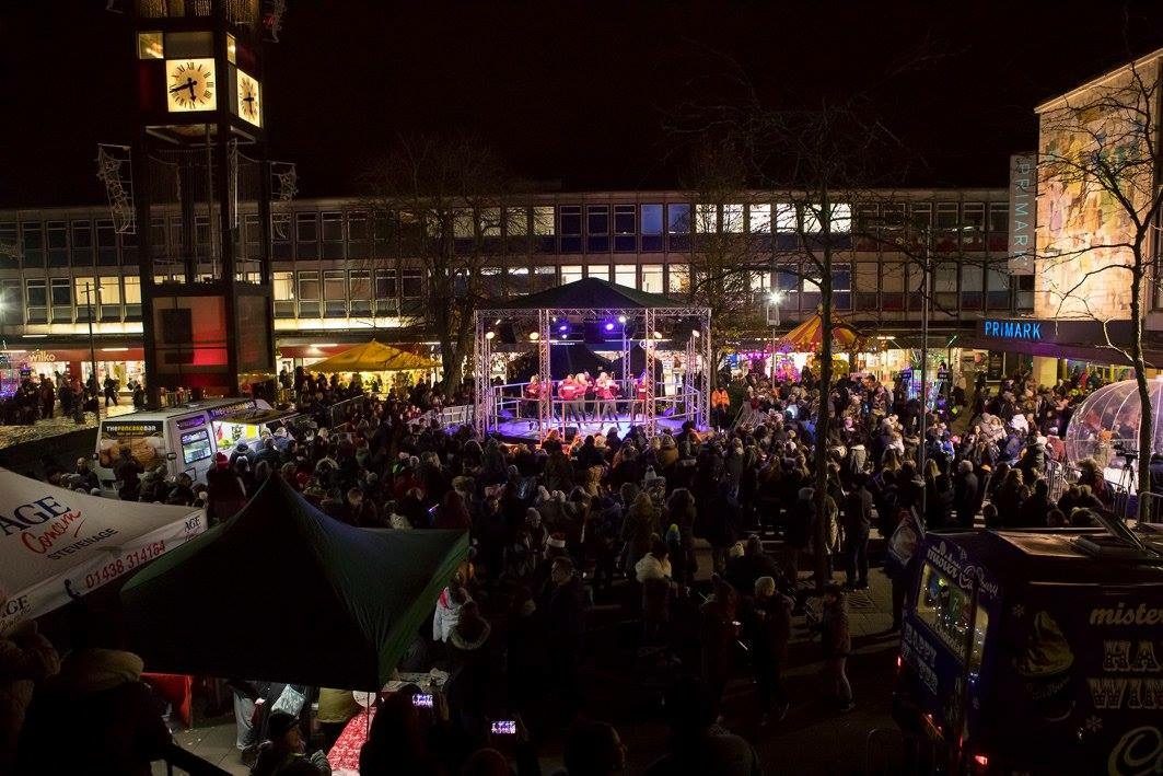 Warriorz performing to a live crowd